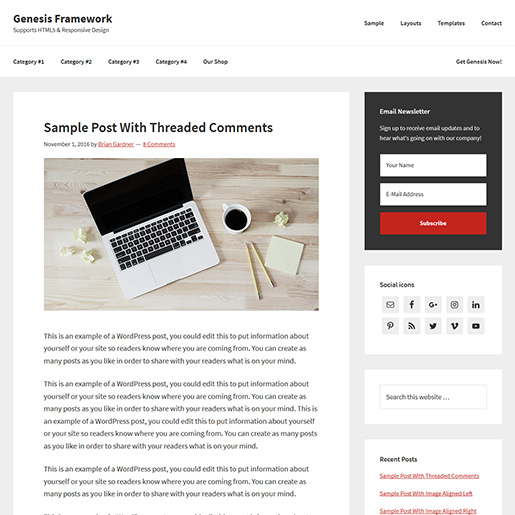 Best wordpress themes for blogs