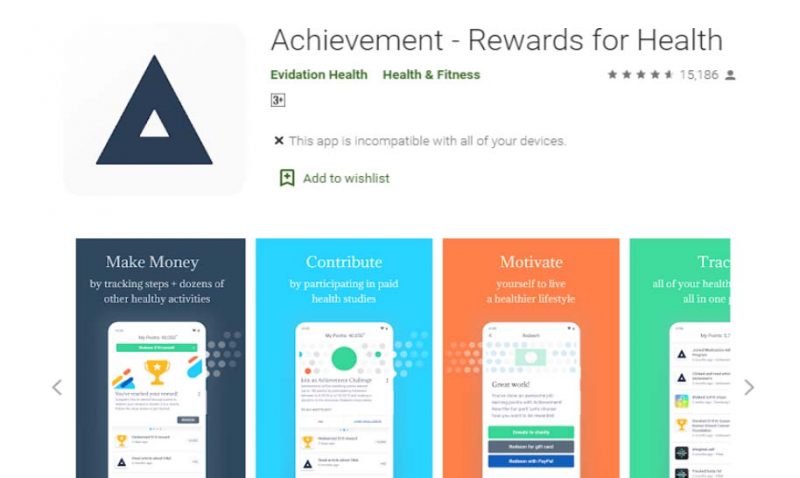 Achievement - Rewards for Health